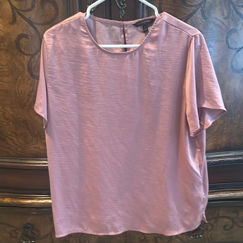 Women's Pink Short Sleeve Top